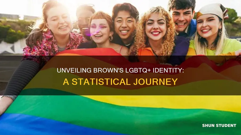 what percentage of brown university students identify as lgbtq