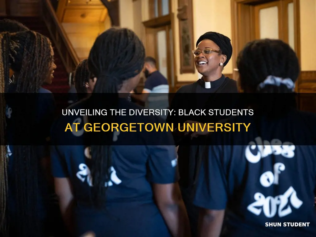 what percentage of georgetown university students are black