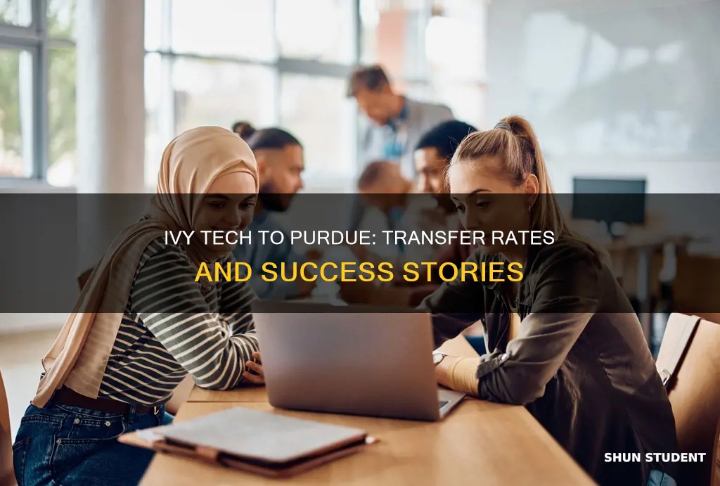 what percentage of ivy tech students transfer to purdue university