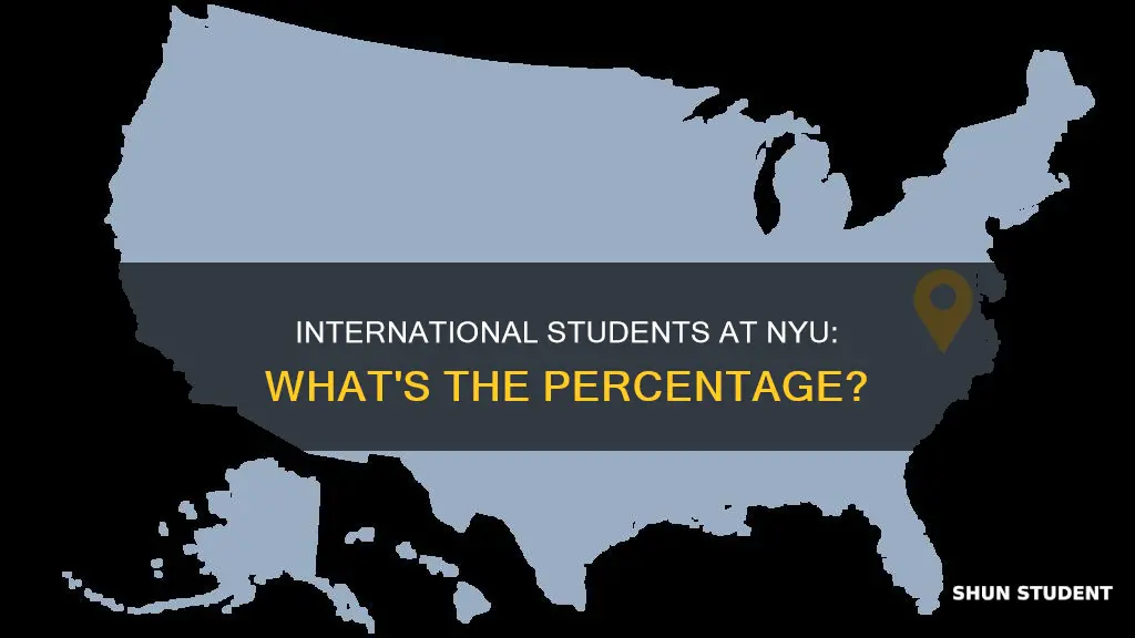 what percentage of nyu students are international