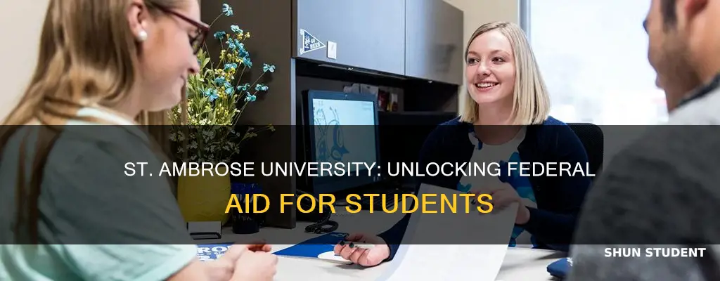 what percentage of st ambrose university students receive federal aid