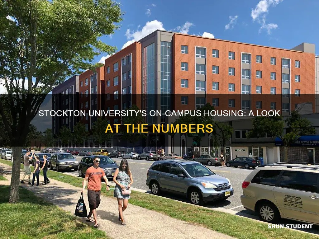 what percentage of stockton university students live on campus