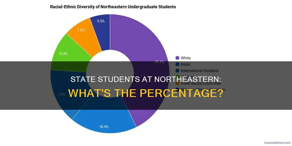 what percentage of students are in state at northeastern university