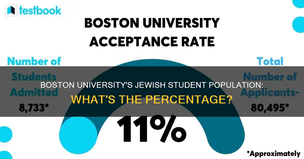 what percentage of students are jewish at boston university