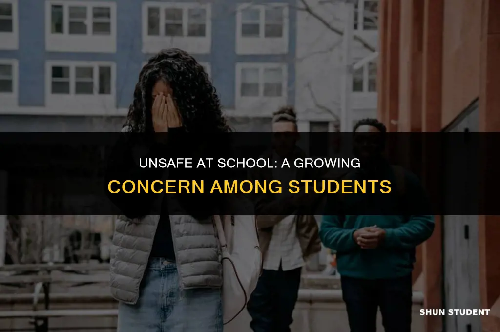 what percentage of students feel unsafe at school
