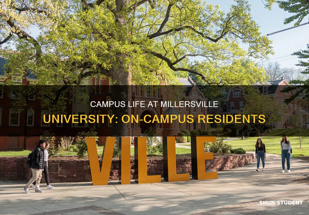 what percentage of students live on campus at millersville university