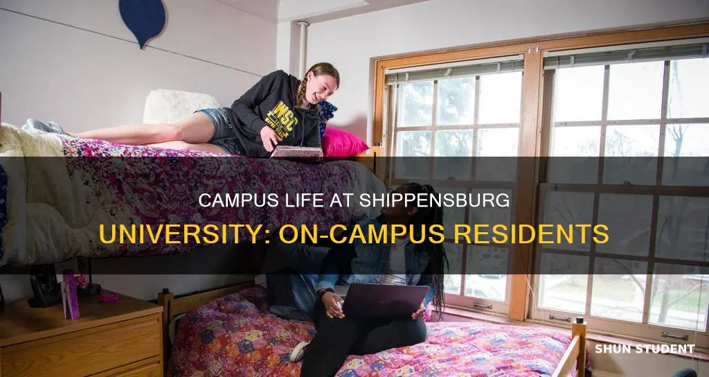 what percentage of students live on campus at shippensburg university