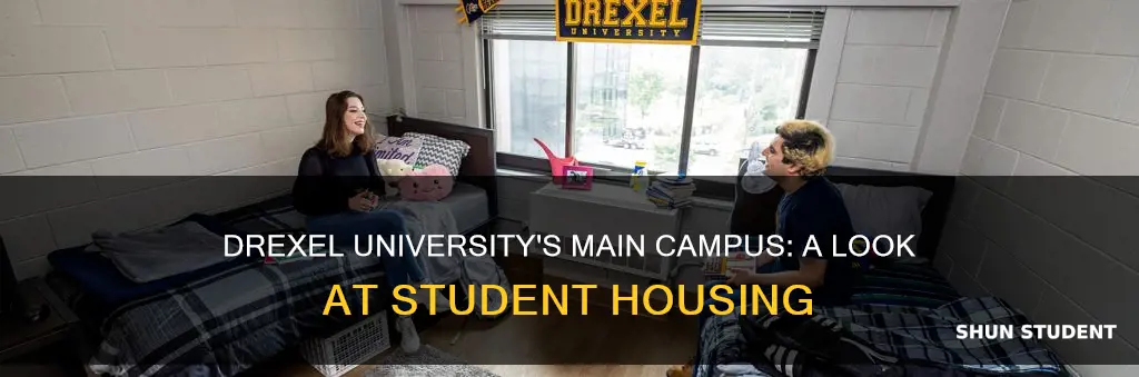 what percentage of students live on drexel university main campus