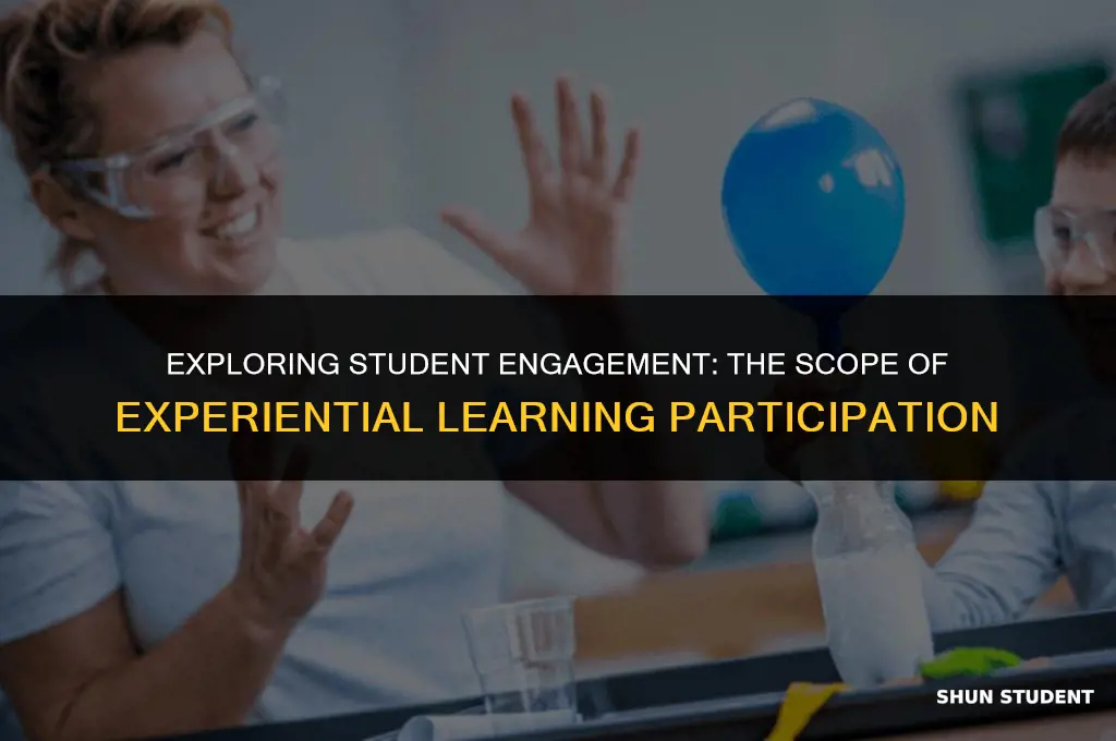 what percentage of students participate in experiential learning