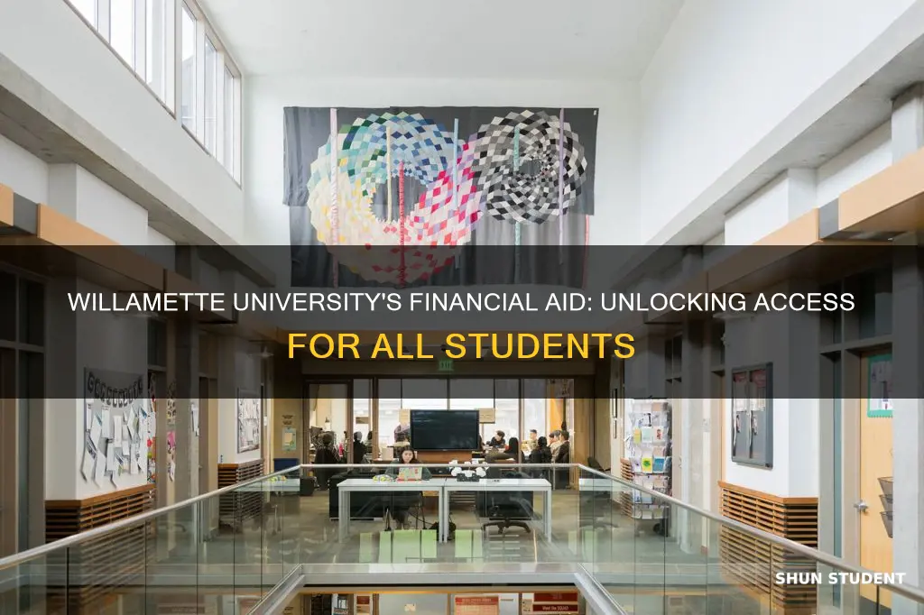 what percentage of students receive financial aid at willamette university