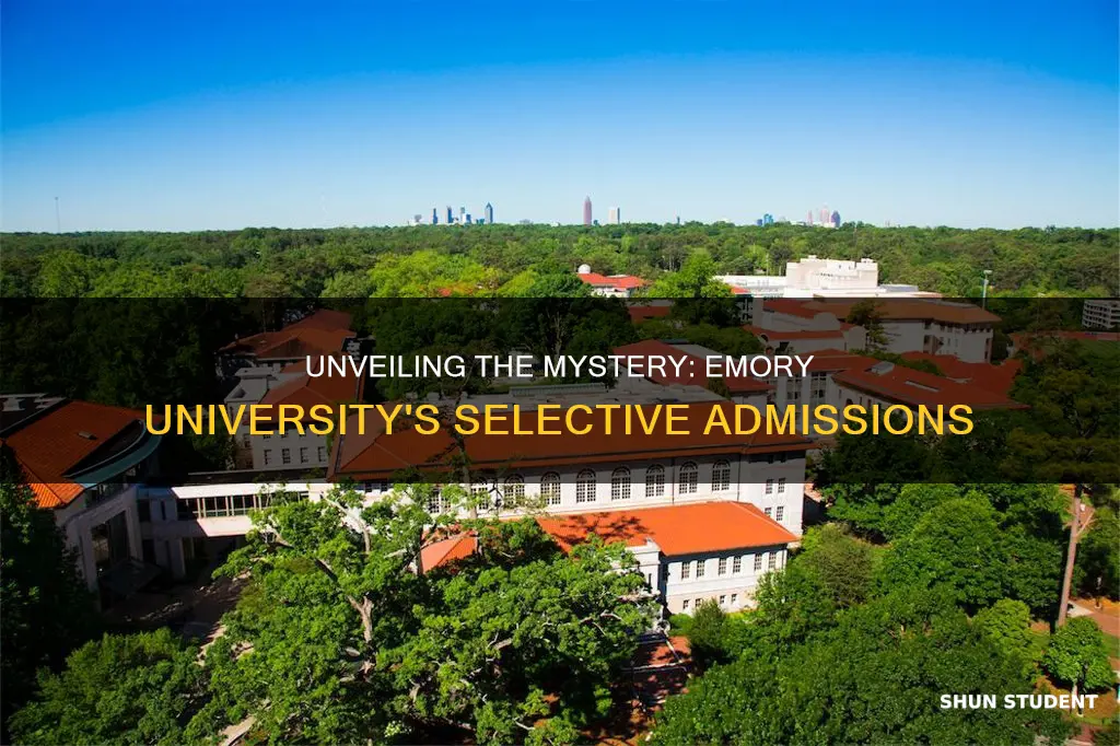 what percentage of students who apply get into emory university