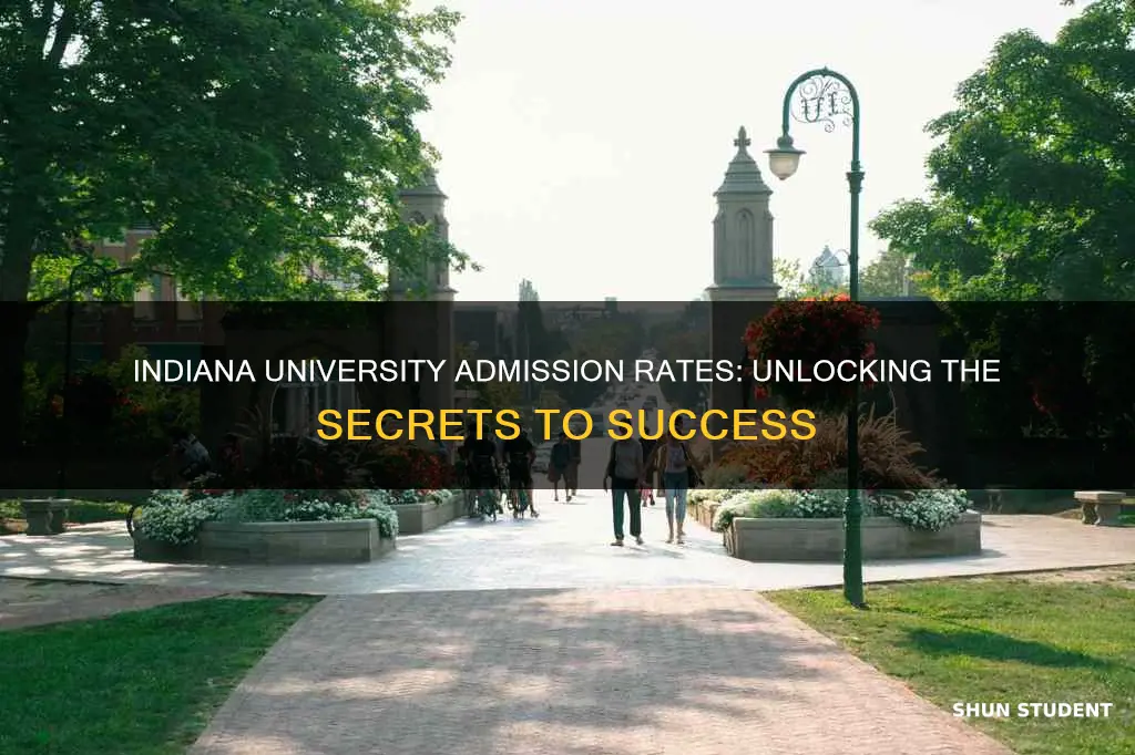 what percentage of students who apply get into indiana university