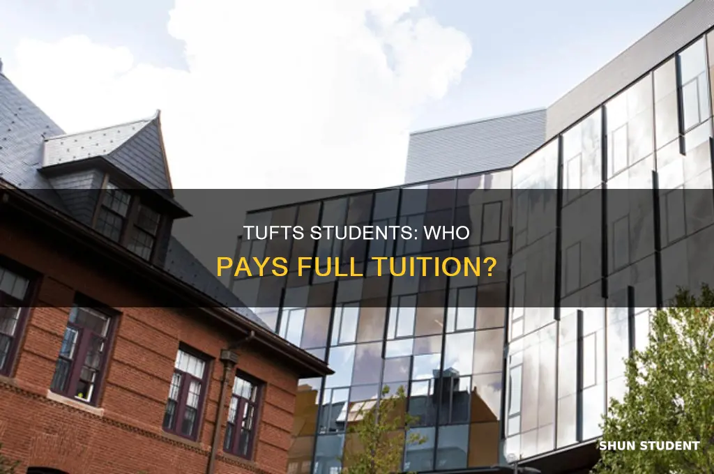 what percentage of tufts students pay full tuition