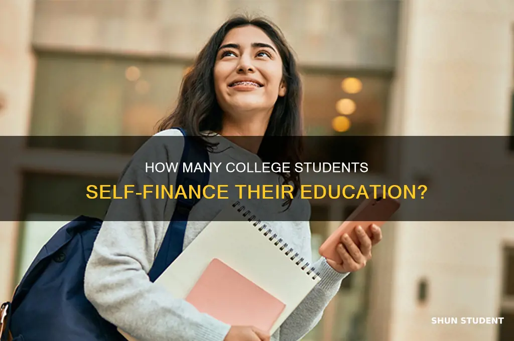 what persentage of college students pay themselves
