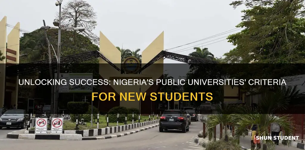 what public universities is looking for new student in nigeria