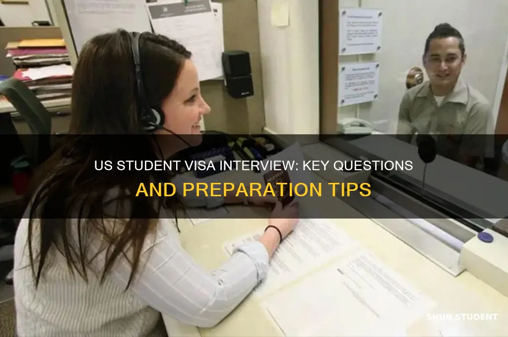 what questions will be asked in us student visa interview