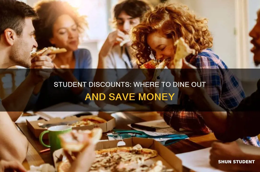 what restaurants do student discount