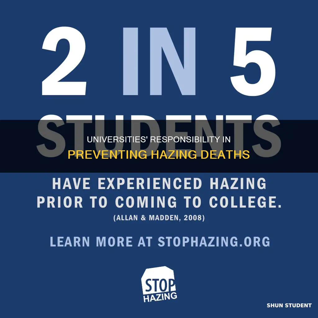 what role do university play in student hazing deaths