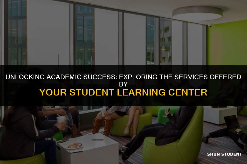 what services does student learning center provide