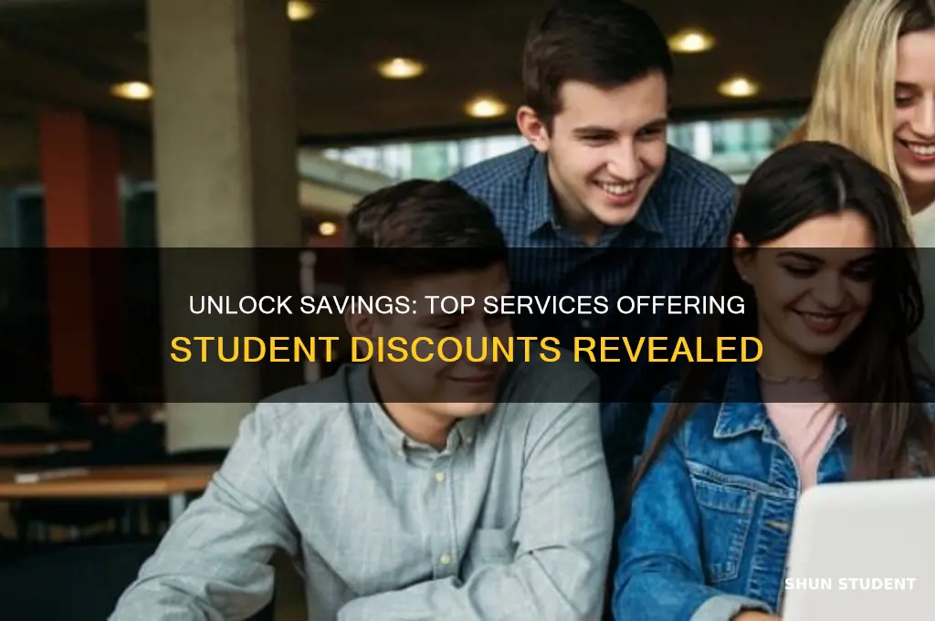what services offer student discounts