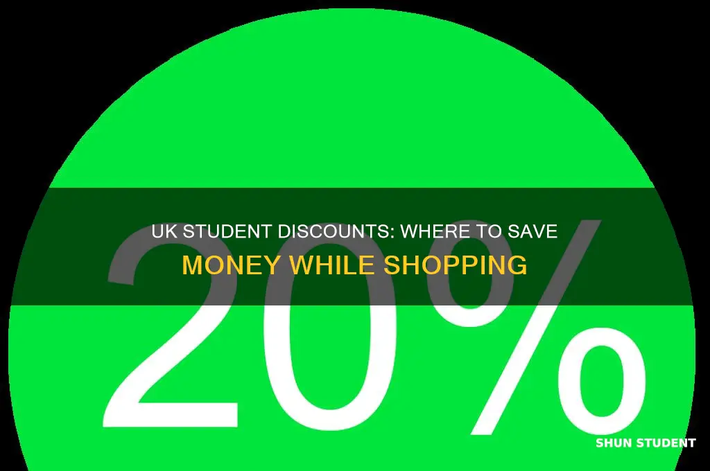 what shops accept student discount uk