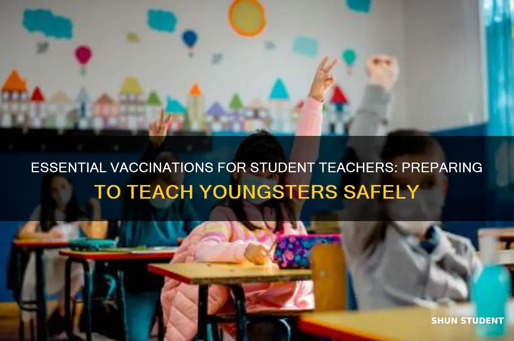 what shots do i need before student teaching youngstk