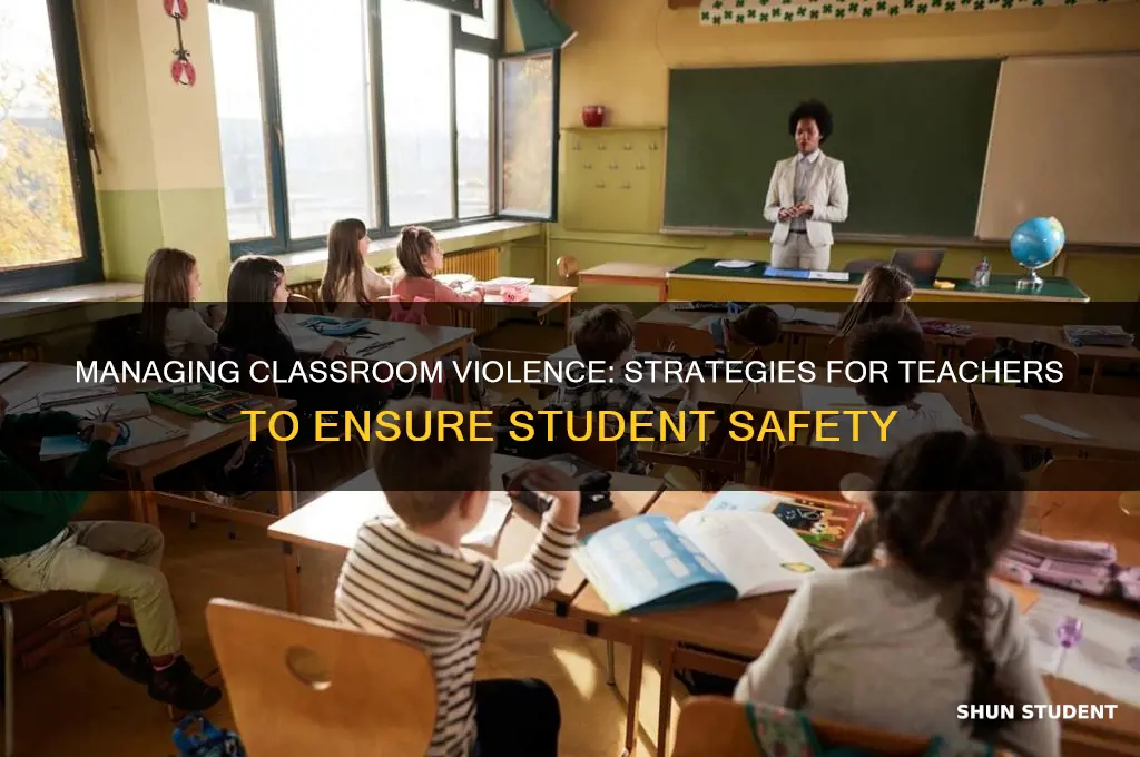 what should a teacher do when students get violent