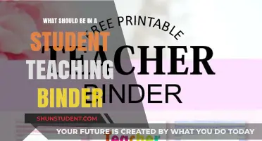 Essential Student Teaching Binder Components for Success in the Classroom