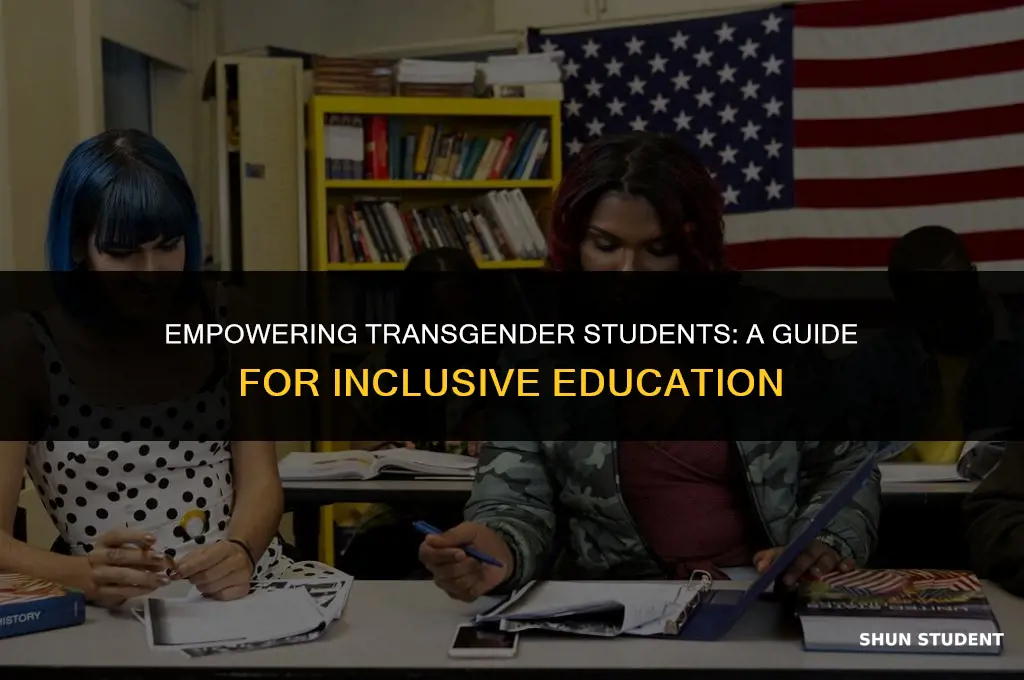 what should bedone to address the needs of transgender students