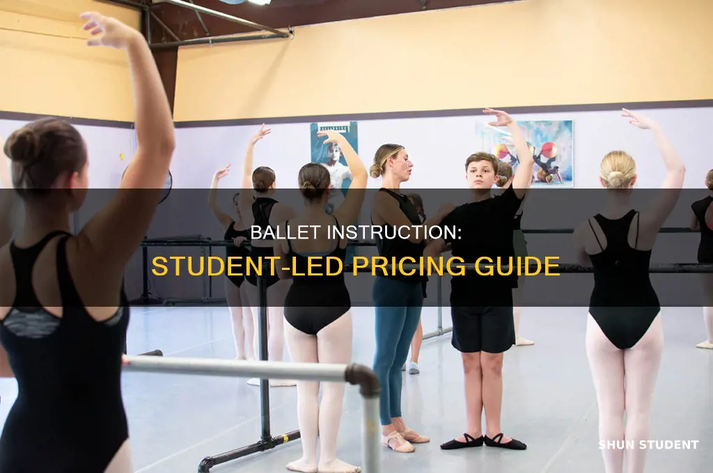 what should i pay for student led ballet instruction