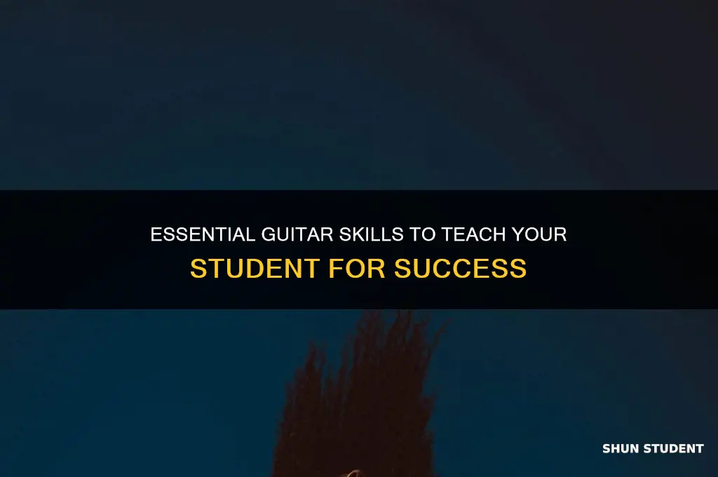 what should i teach my guitar student