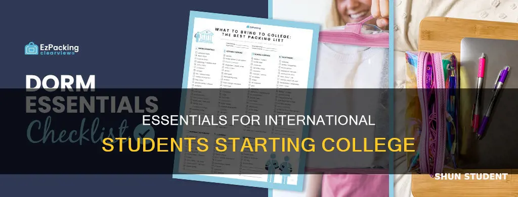what should international students bring to college