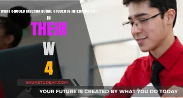 Interning International Students' Guide to W-4 Forms