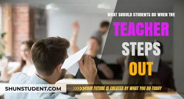 Classroom Etiquette: Student Responsibilities When the Teacher Leaves