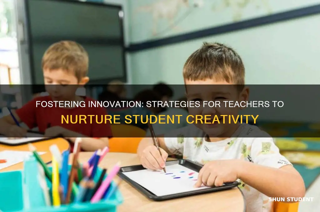 what should teacher do to support student creativity