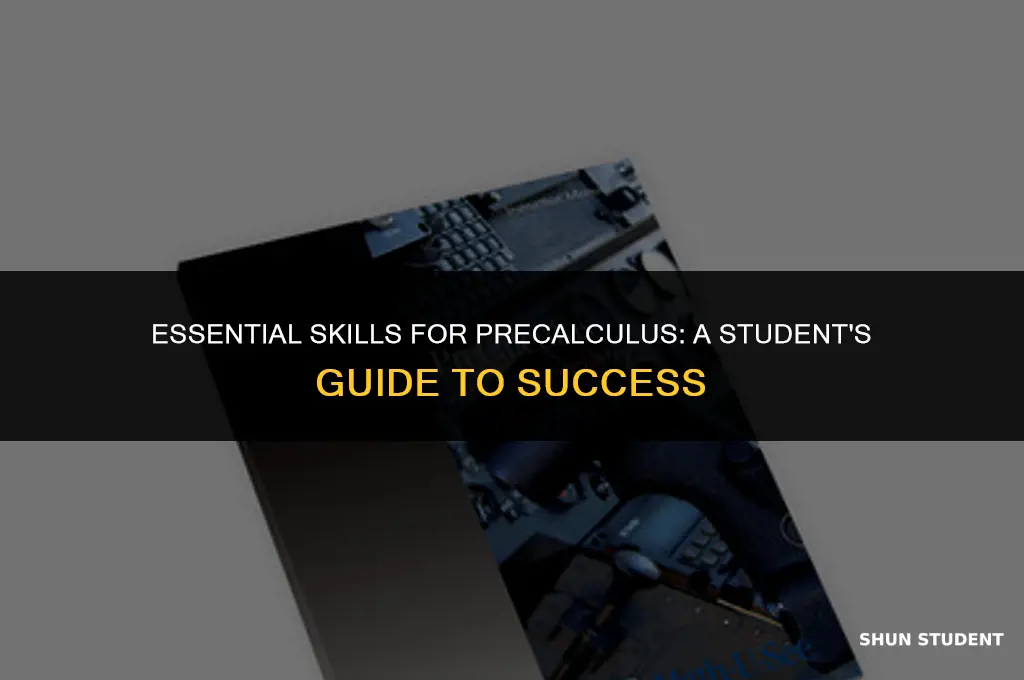 what skills do students need for precalculus