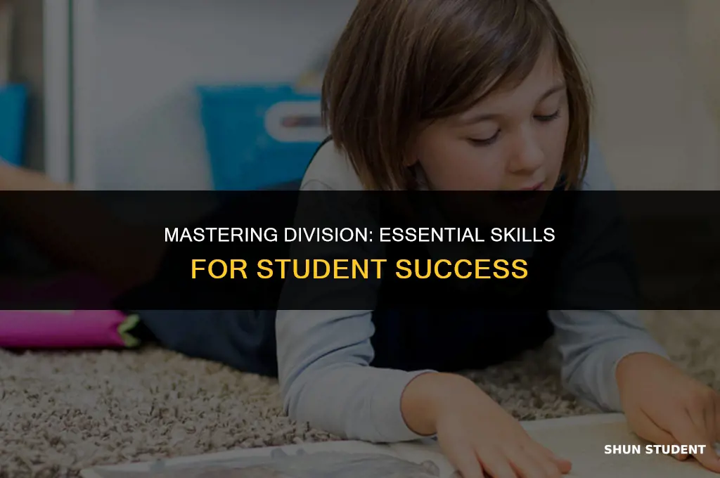 what skills do students need to be successful in division