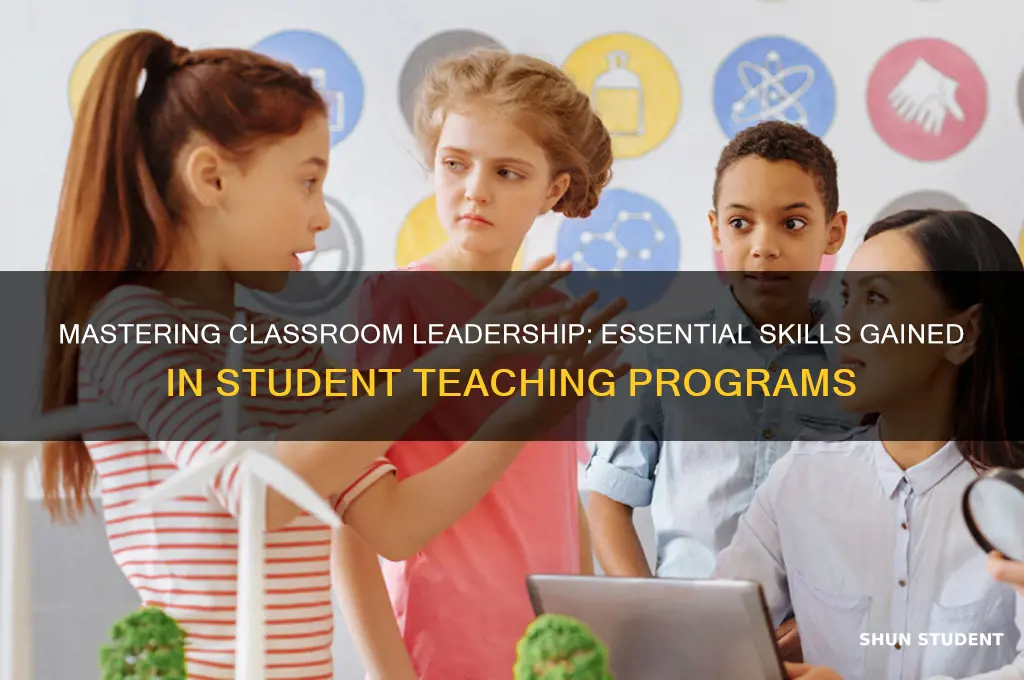 what skills do you learn in a student teaching program