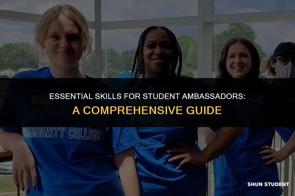 what skills do you need to be a student ambassador