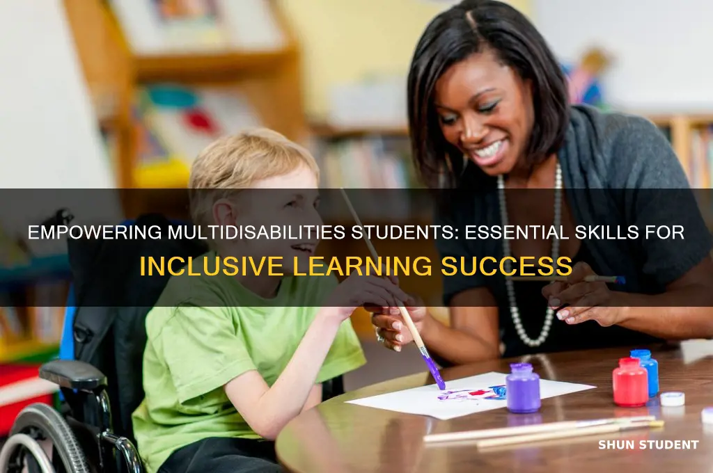 what skills to teach multidisabilities students