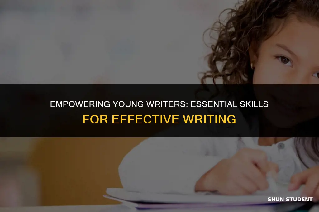 what skills young students need for writing