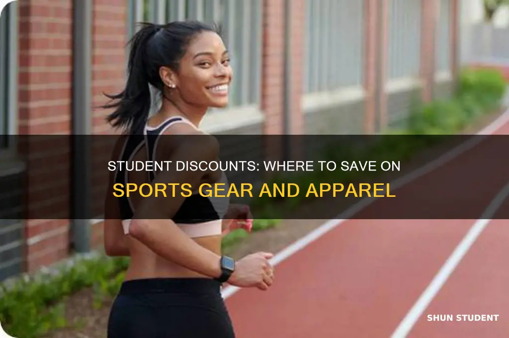 what sports shops do student discount