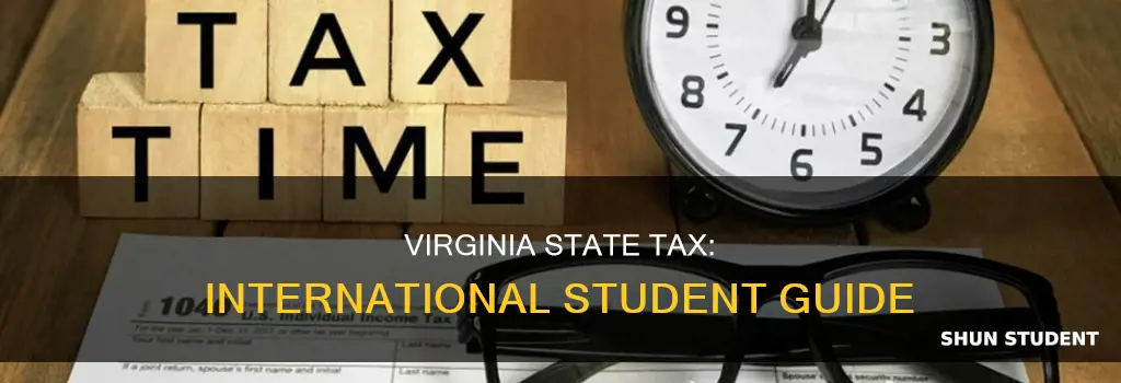 what state tax forms do international students virginia