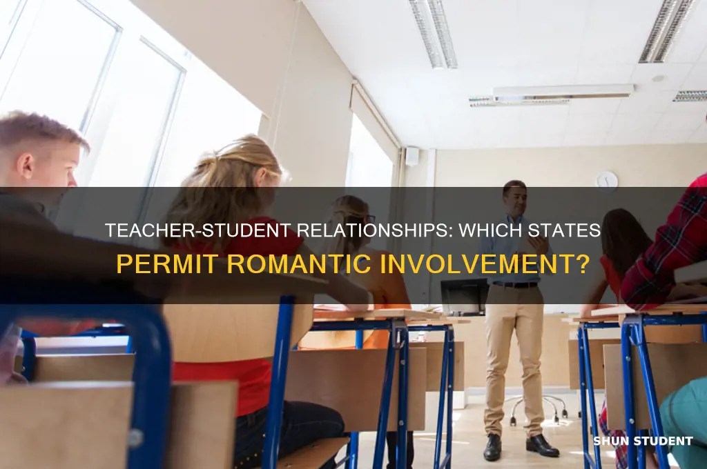 what states allow teacher to date students