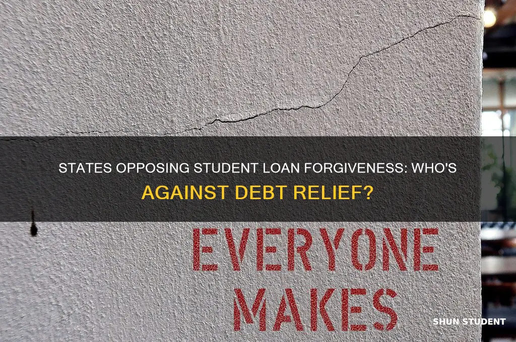 what states are against student loan forgiveness