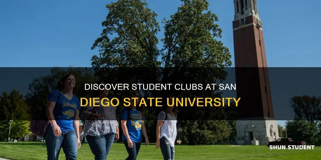 what student clubs are available at san diego state university