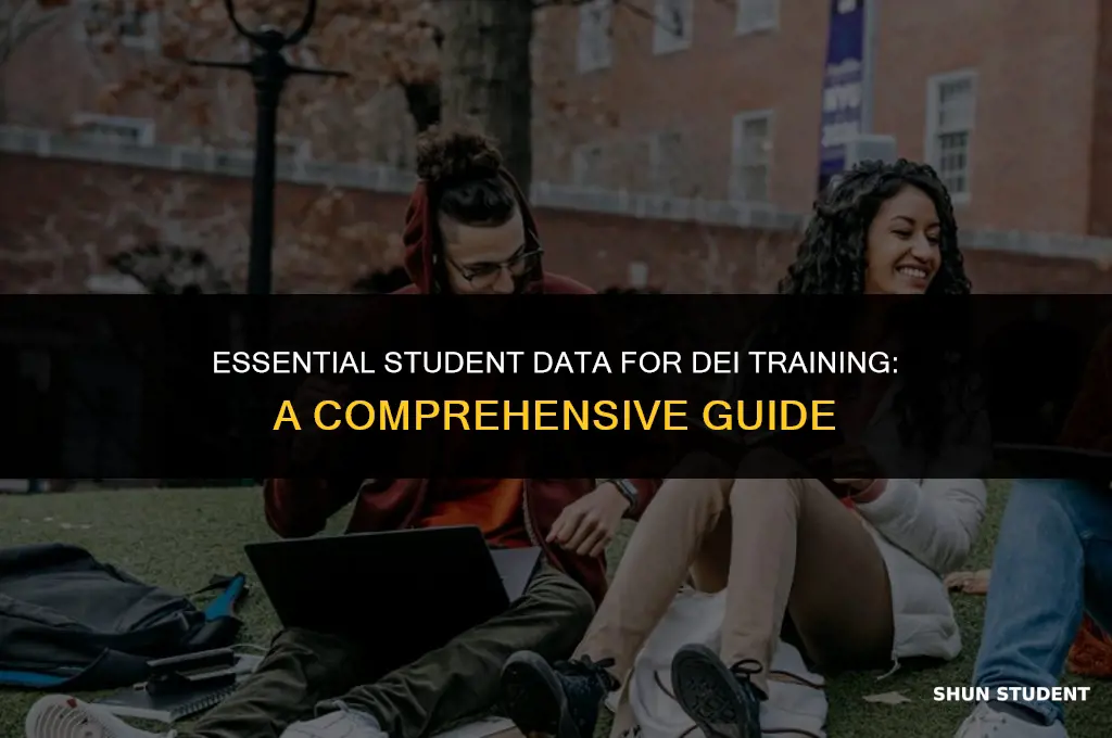 what student information is needed in the dei training program