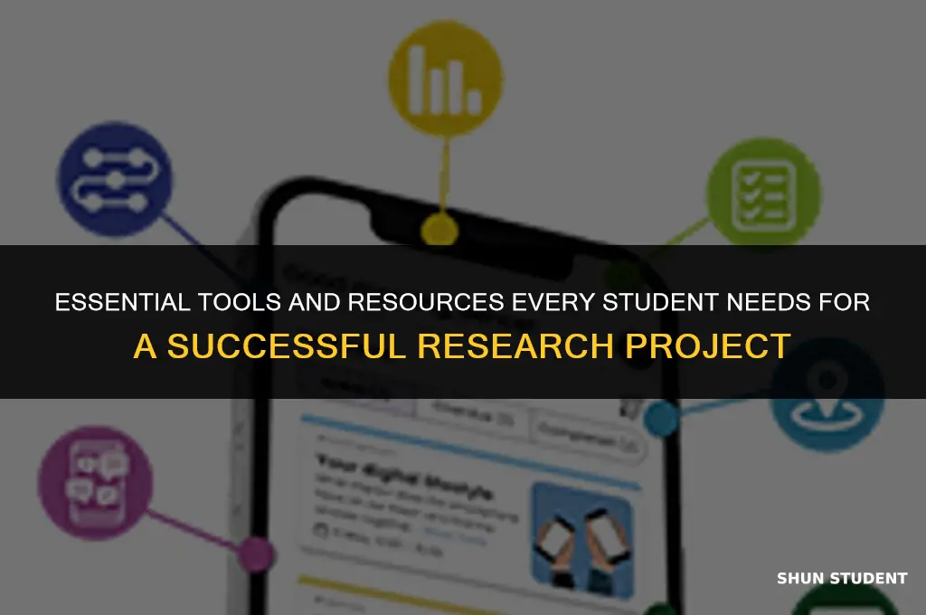 what student need for research project