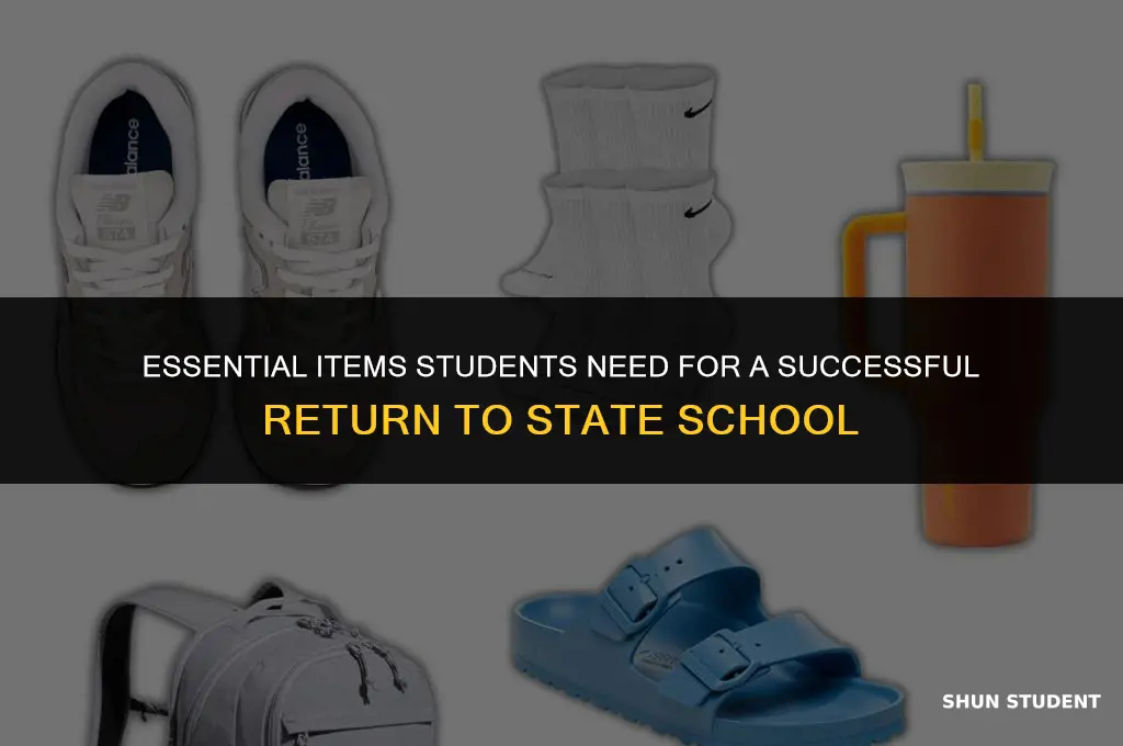 what student need for return state