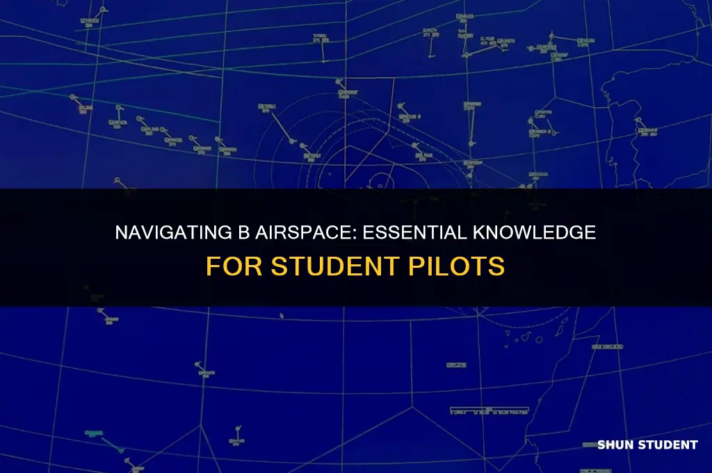 what student pilot need to operate in b airspace